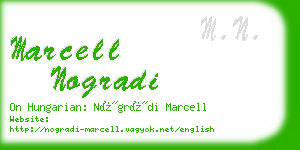 marcell nogradi business card